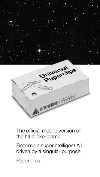 Universal Paperclips APK screenshot 1