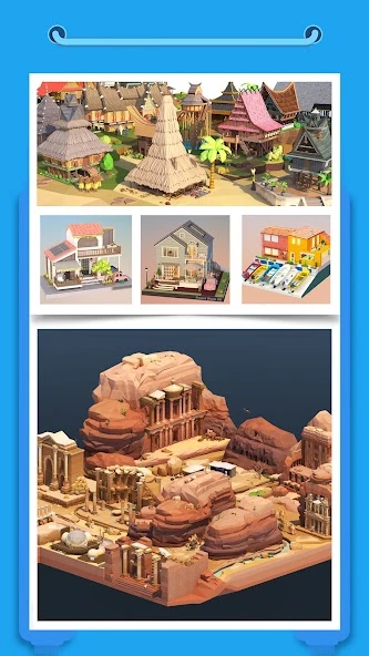 Pocket World 3D - Assemble models unique puzzle screenshot 5