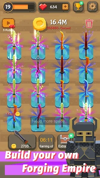 Merge Sword - Idle Blacksmith Master screenshot 4