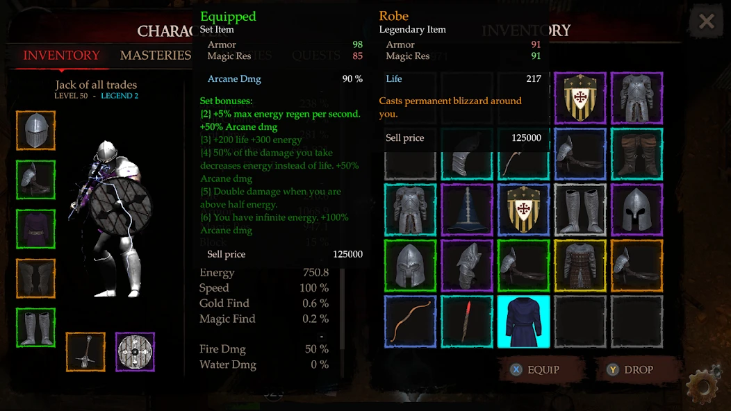 Powerlust - action RPG roguelike screenshot 2