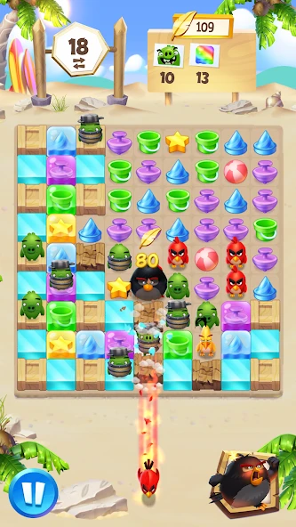 Angry Birds Match 3 screenshot 5
