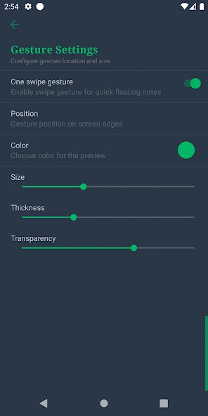 One Swipe Notes – Floating Notes – Gesture Notes APK screenshot 4