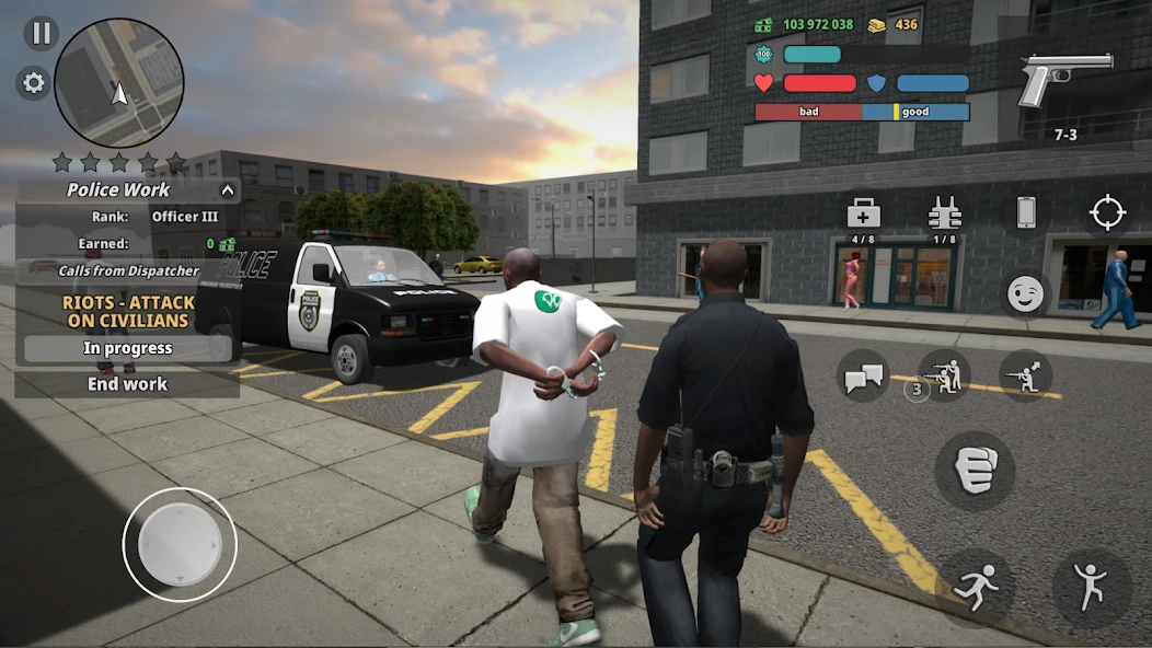Police Cop Simulator. Gang War screenshot 5