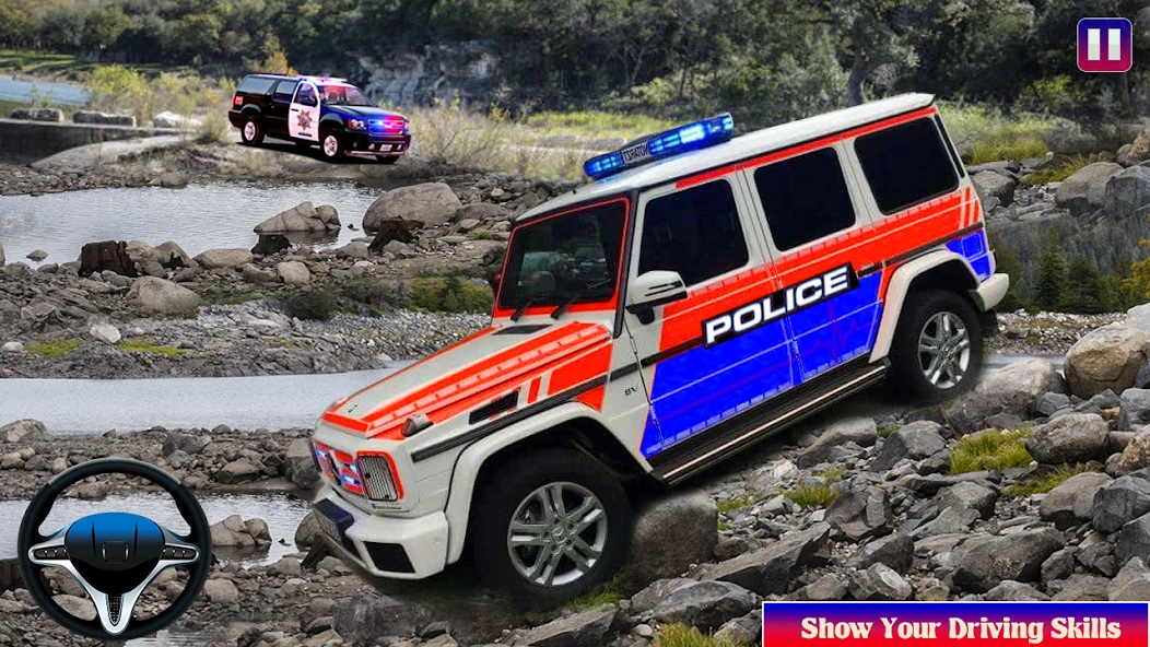 Offroad Police Car Driving Simulator Game screenshot 1