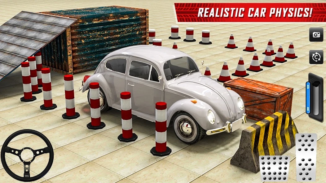 Classic Car Parking Real Driving Test screenshot 1