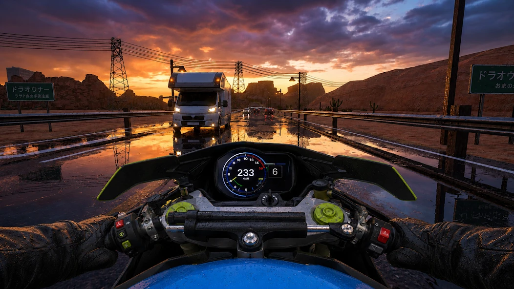 Highway Moto Rush: Traffic APK screenshot 4