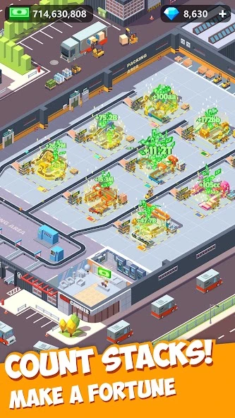 Idle Courier Tycoon - 3D Business Manager screenshot 6