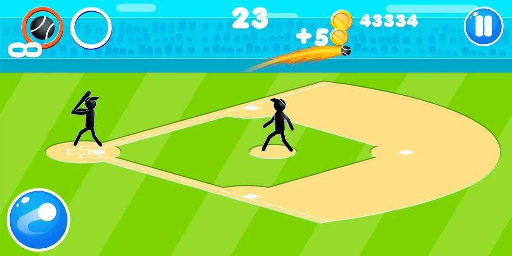 Stickman Baseball screenshot 2