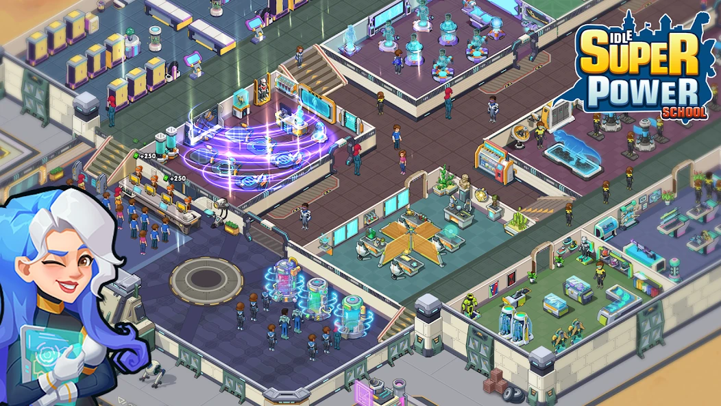 Idle Superpower School APK screenshot 1