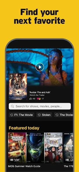IMDb Movies & TV Shows: Trailers, Reviews, Tickets screenshot 1
