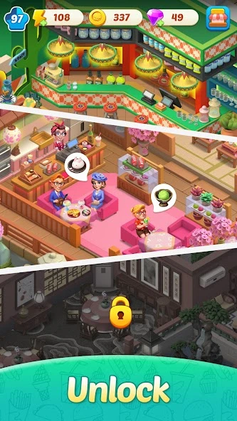 Merge Cooking: Theme Restaurant APK screenshot 6