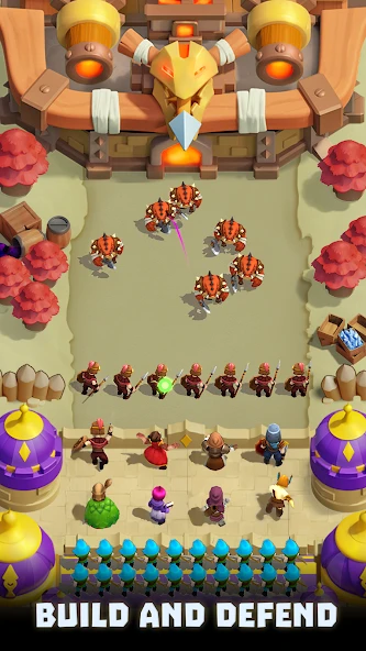 Wild Castle: 3D Offline Strategy Defender TD screenshot 4