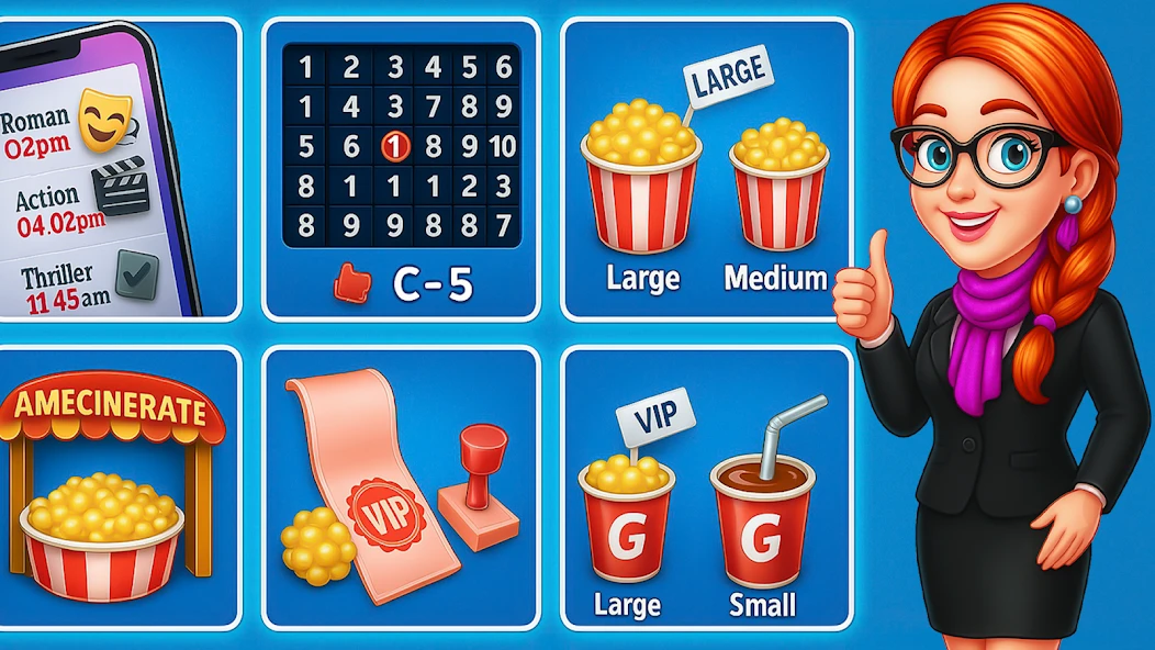 Hollywood Films Movie Theatre Tycoon Game screenshot 3