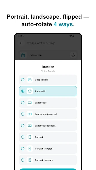 Rotation Control Pro APK screenshot 3