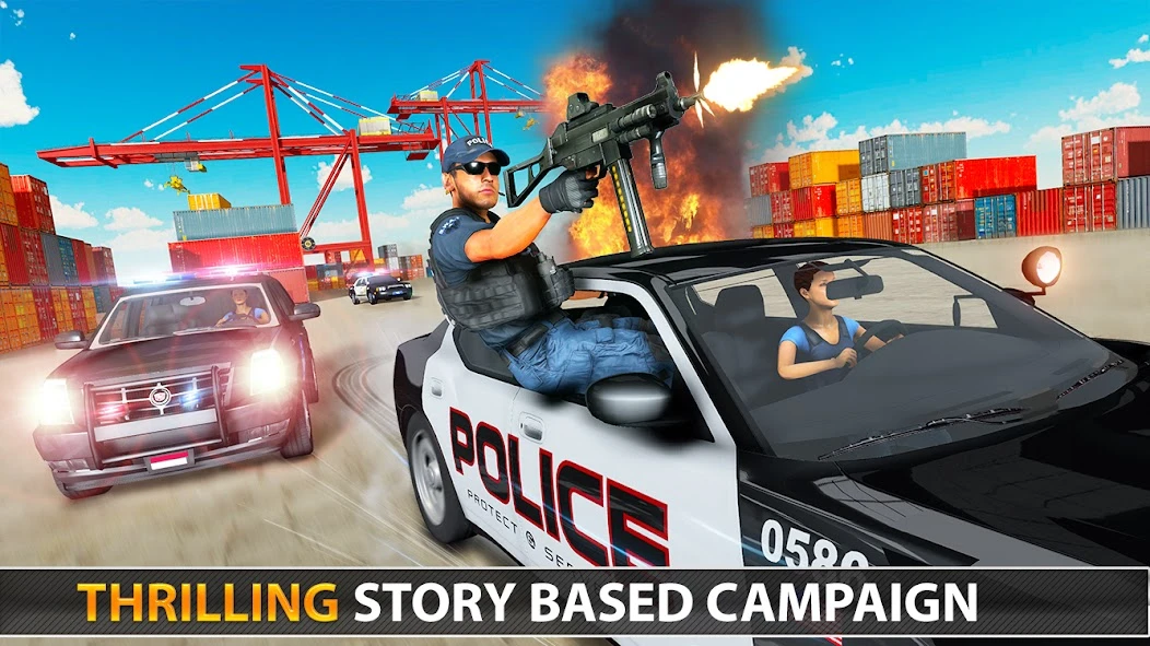 Police Counter Terrorist Shooting - FPS Strike War screenshot 3