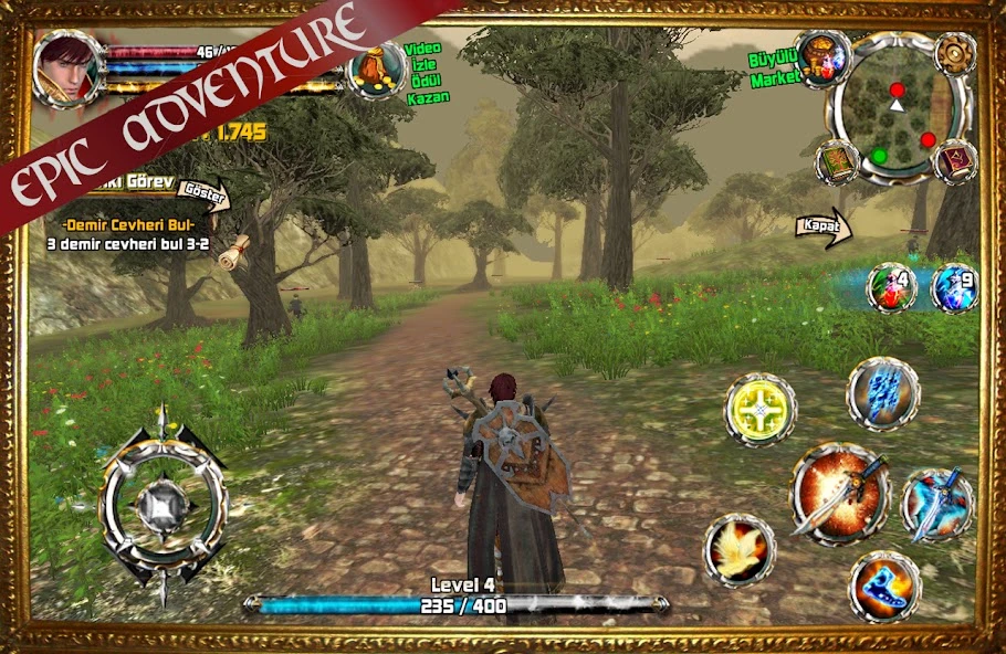 Kingdom Quest Crimson Warden 3D RPG screenshot 1