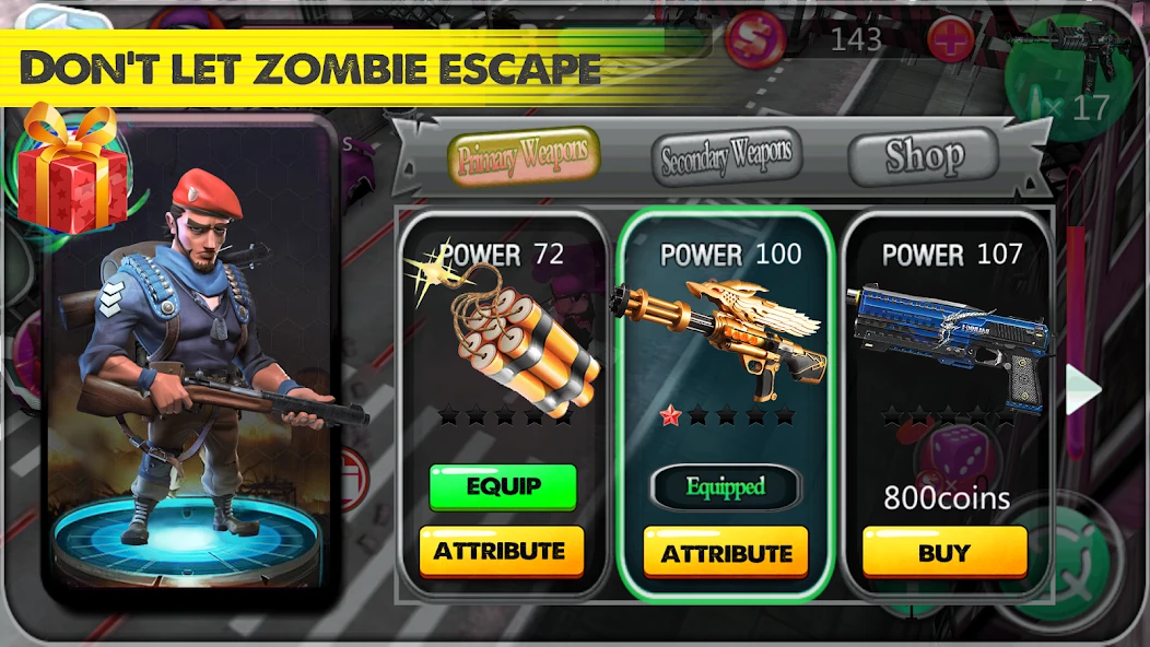 Zombie Street Battle screenshot 3