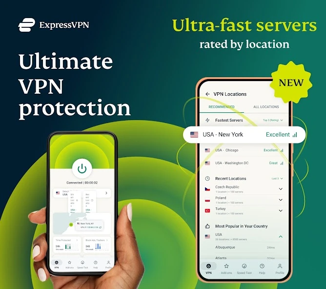 ExpressVPN – Best Android VPN APK screenshot 1