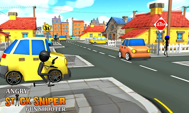 Angry Stick Sniper Gun Shooter screenshot 3