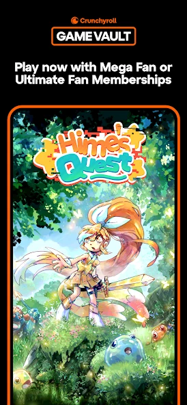 Crunchyroll: Hime’s Quest APK screenshot 1
