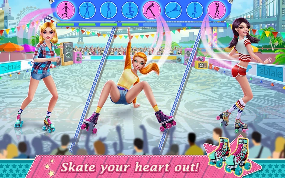 Roller Skating Girls screenshot 2