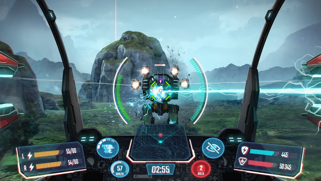 Robot Warfare: Mech battle screenshot 1