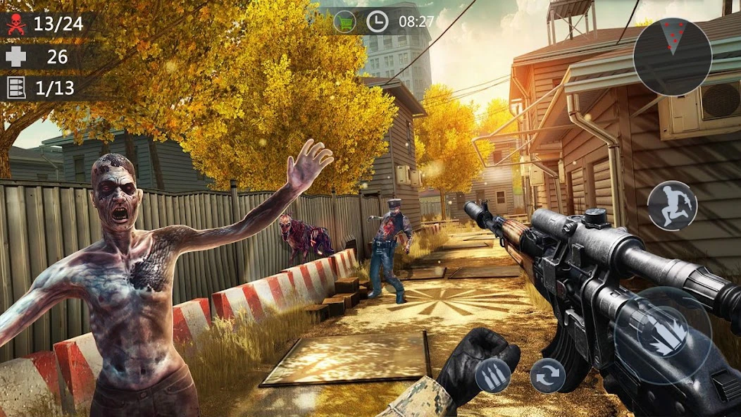 Zombie 3D Gun Shooter- Real Survival Warfare screenshot 2