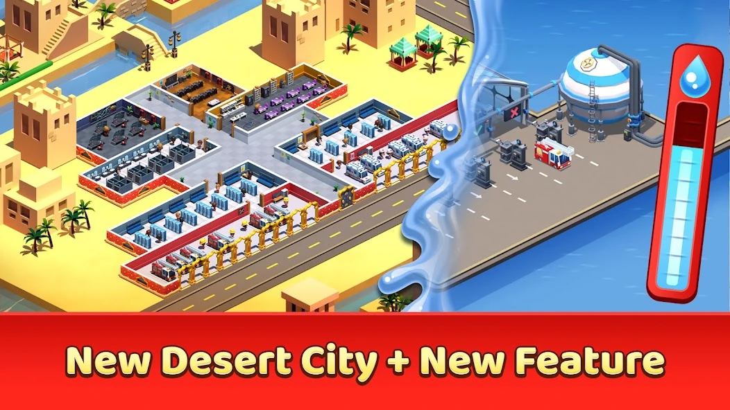 Idle Tycoon Firefighter - Fire Emergency Manager screenshot 1