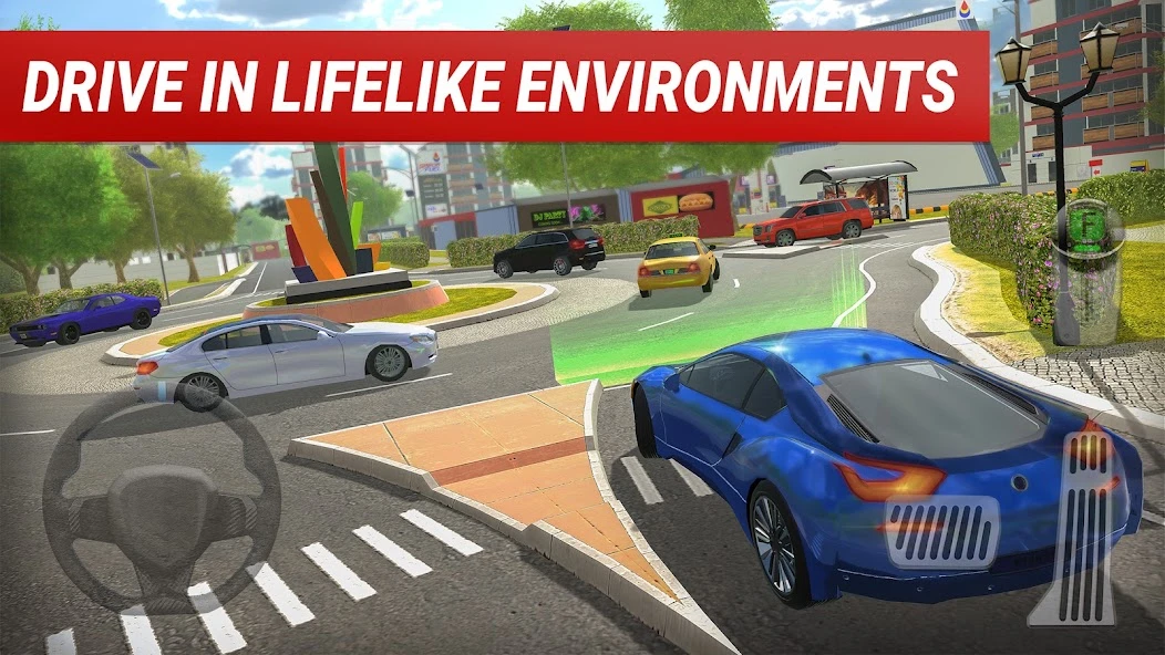 Roundabout 2: A Real City Driving Parking Sim screenshot 3